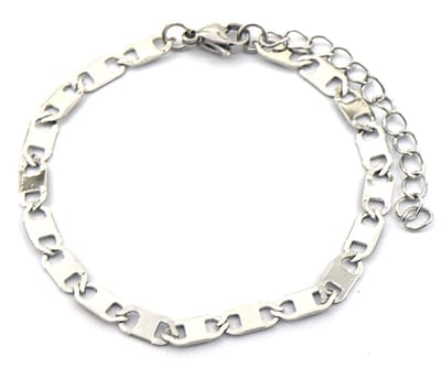 Armband Dames - RVS - Verstelbaar 17-22 cm - Zilverkleurig