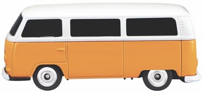Maisto Volkswagen T2 - Modelauto - Schaal 3" - Oranje/Wit