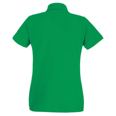 Fruit of the Loom Dames/Dames Lady Fit Poloshirt met korte mouwen (Helder groen)