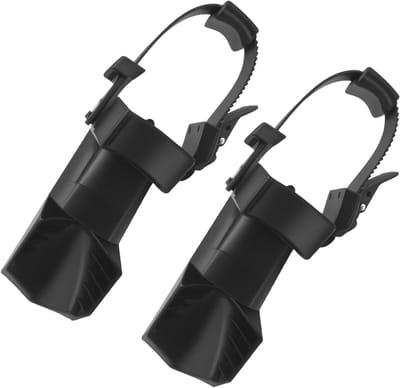 Wielstoppers Fiets - Fietsbandhouders - Transport Stabiliseren - Gereedschapsloze Installatie - Tot 7.9 cm band - Zwart