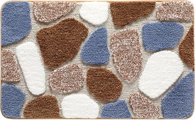 DRESTA Badmat 50X80CM Funky Cow - Badmatten - Badmat antislip - Douchemat - Badmatten - 100% Polyester - Super zacht en Warm