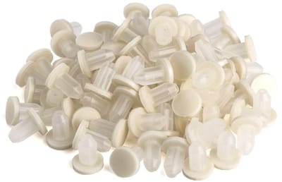 100 x SO-TECH® Deurbuffer roomkleurig Ø 8 mm voor boorgat-Ø 5 mm