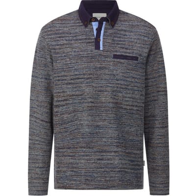 Babista herren Sweatshirt - 44/46 - blauw - Plus Size