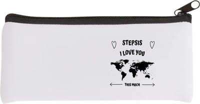 Akyol - stepsis i love you this much Etui - Zus - geweldige stiefzus - liefste stiefzus - verjaardag - cadeau - kado - bedankje - geschenk - 20 bij 9 cm