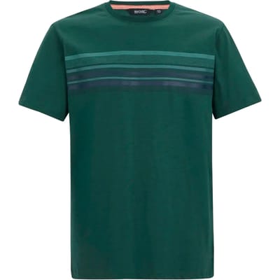 Rendro heren T-shirt met korte mouwen en grafische print