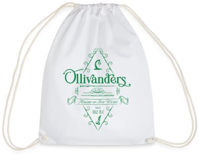 Harry Potter Olivanders Winkel Groen Logo Gymtas