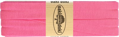 Oaki Doki Jersey Tricot Biaisband 20mm – 3 Meter – Zoetroze 017 – Elastisch Afwerkingslint voor Stretchstoffen