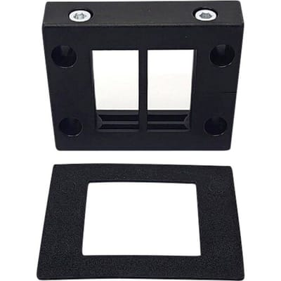 TRU COMPONENTS DVK 6/4 Kabelinvoeringsplaat Klem-Ø (max.) 16 mm Polyamide Zwart 1 stuk(s)