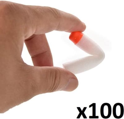 100 Glow in the Dark pijltjes geschikt voor NERF  - Pijlen - Bullets - Kogel - Foam - Schuim - Speelgoedblasters