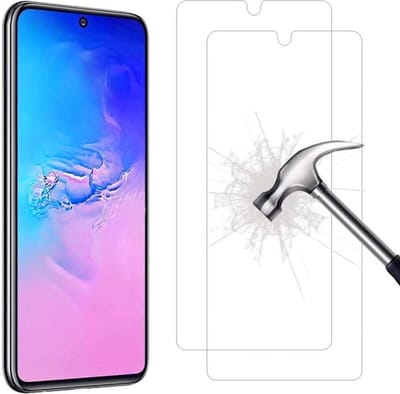 Screenprotector Glas - Tempered Glass Screen Protector Geschikt voor: Samsung Galaxy Note 10 Lite 2020 - 2x