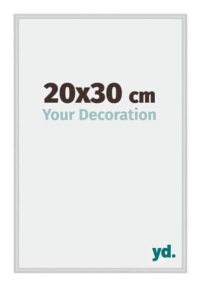 Your Decoration - Fotolijst 20x30 cm - Aluminium - Zilver Mat - Miami