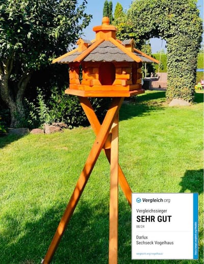 Vogelhuis met Voederdispenser - Weerbestendig en Handgemaakt - Beschikbaar in Meerdere Kleuren