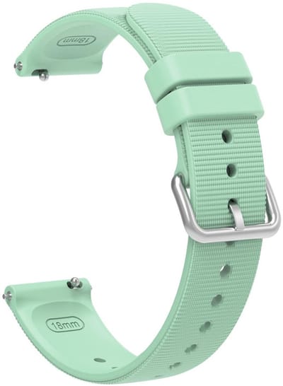 Siliconen bandje - geschikt voor Garmin Venu 2s / 3s / 4 (41mm) / Vivoactive 4s / Forerunner 255s / 265s - Huawei Watch GT 5 Pro - 42mm / GT 6 / GT 5 / GT 4 - 41mm - textuur - mintgroen