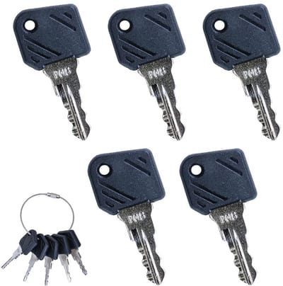 Vervangingsset voor Contactsleutels voor Graafmachines en Heftrucks, Geschikt voor Diverse Modellen, 5 Stuks