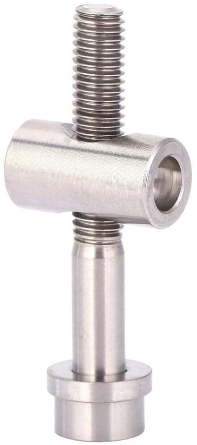 Fiets Zadelpen Bout - Zadelpen Schroef - Fietsreparatie - Titaniumlegering - M5 x 35 mm - Titanium