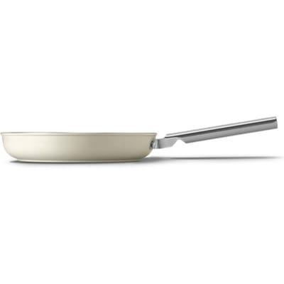 SMEG SMEG koekenpan Crème Keukengerei, Cookware, Koekenpannen, Crème, Jaren 50, Diameter: 28 cm