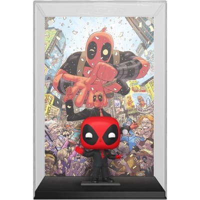 Verzamelaarsbeeldje Funko Marvel POP! Comic Cover Vinyl Deadpool (2025) #1 Deadpool in Black Suit