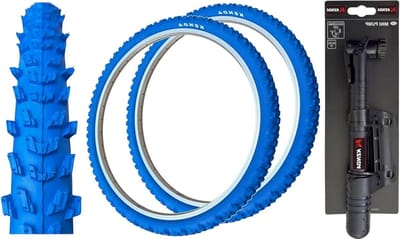 Mountainbike Banden - Kinderbanden Set - Off-road Rijden - Goede Tractie - 24 x 1.95 - Blauw
