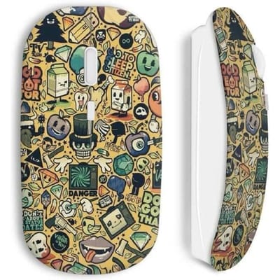 Souris sans Fil Little monsters art design