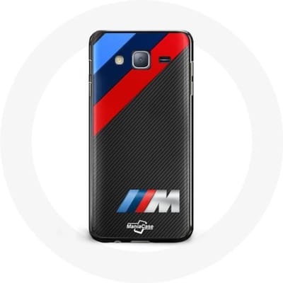 Hoesje - BMW - Samsung Galaxy J5 - Hard - Zwart - Logo M Collectie