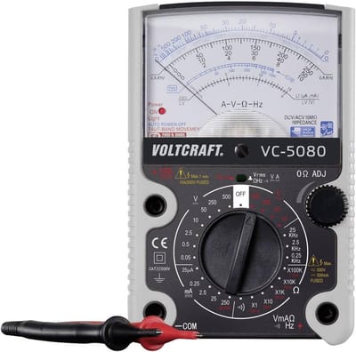 Analoge Multimeter - Spanningstester Stroommeter - Elektrische Metingen - Robuust Meetwerk - CAT III 500V - Multi