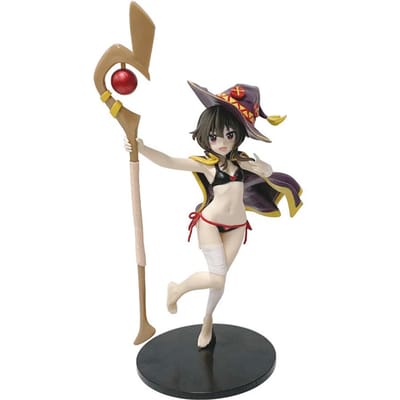 Megumin 24cm Actiefiguur - Originele God's Blessing on This Wonderful World Schattig Figuurtje ontworpen voor Meisjes Verzamelaar Droppshipping beige