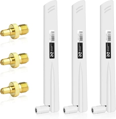 5G LTE Antenne - Signaalversterker - Netwerkverbetering - Hoge Gain 8dBi - 600-6000MHz - Wit