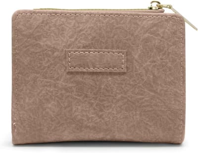 Stijlvolle Effen Kleur Muntzak met Rits en Knop - Geschikt voor Diverse Gelegenheden, Roze, Handtas, Portemonnee, Compact 4.53 x 3.54 x 0.79 inch