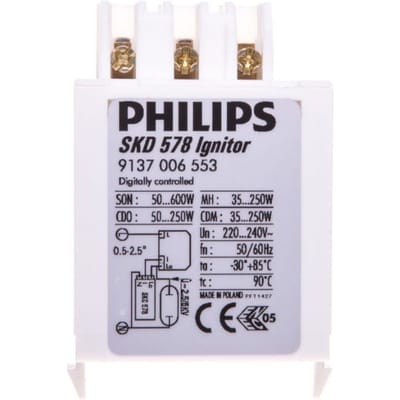 Ontstekingsunit 35-600W Skd 578 Voor Lampen Son/Cdm/Mh/Hpi/Hpa/Cdo 8727900771312