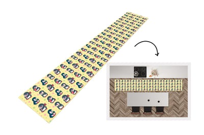 Keukenloper - Loper keuken - Aardbei - Design - Pinguïn - 300x50 cm - Keukenloper vinyl
