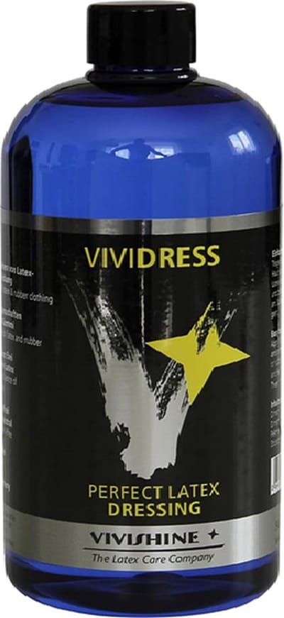 ViviDress - 500 ml - XXL - extra grote fles. Helpt bij het gemakkelijk aantrekken van latex en rubber kleding (van het merk Vivishine)