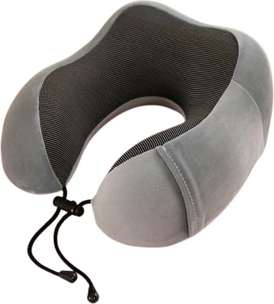 Bovista Reiskussen - Nekkussen - Travel Pillow - Vliegtuig - Auto - Neck Pillow - Travel - Kampeer Kussen - Grijs