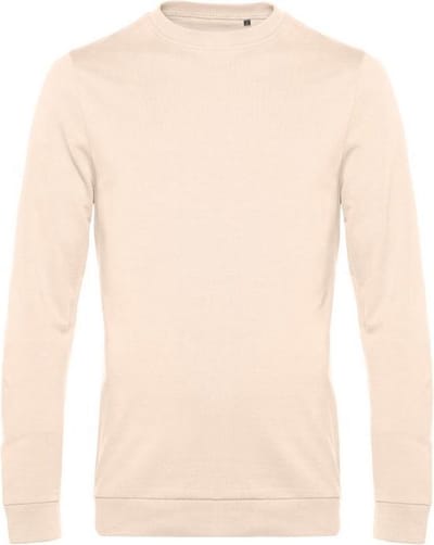 B&C Heren in sweatshirt (Lichtroze)