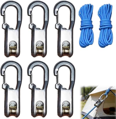 Rope Tensioner Set - Tie Down Tool - Outdoor Bevestigen - Roller Cam Lock - 300 cm - Niet gespecificeerd