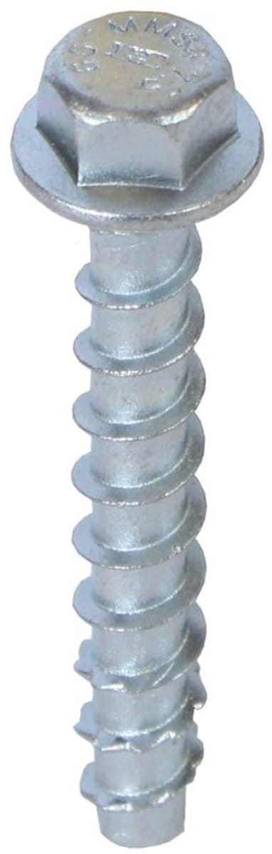 Heco - Multi-Monti betonschroeven - Zeskant SW10 - 7,5 x50mm - Verzinkt (50 stuks)