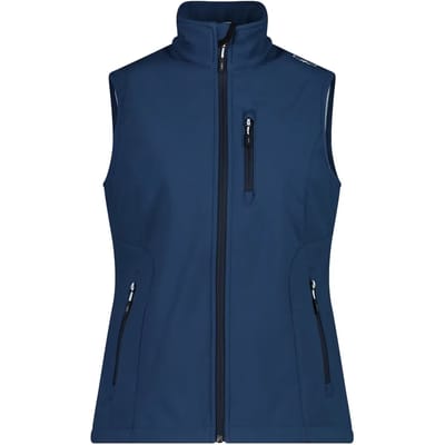Dames softshell mouwloos jack CMP