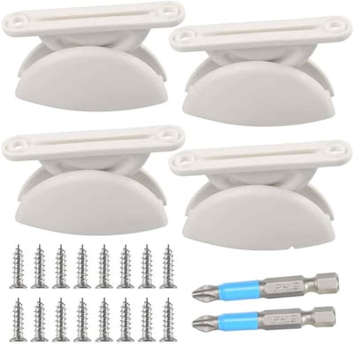 Dailygoods- Deurstoppers 4 Stuks - Caravan Deurstopper - Deurvastzetter - Antislip - Schokbestendig - Duurzaam ABS