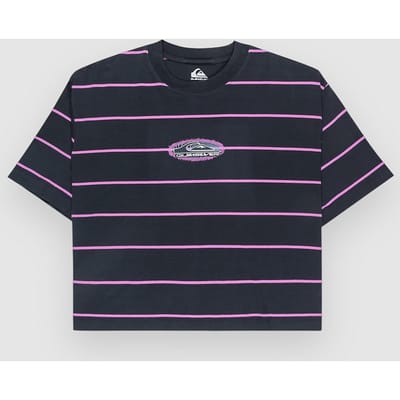 Quiksilver Stripart T-Shirt zwart