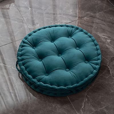 Groot Rond Vloerkussen in Effen Kleur voor Woonkamer, Slaapkamer, Yoga en Meditatie - 60cm