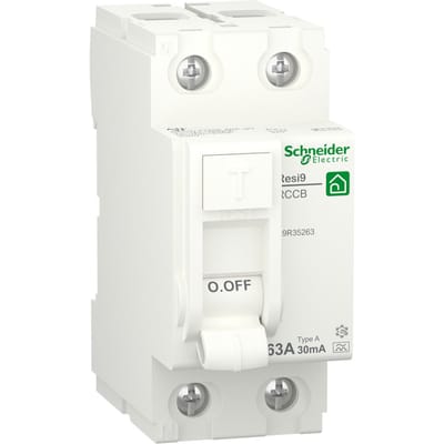 Resi9 63A 30mA Type A RCCB Aardlekautomaat - R9R35263