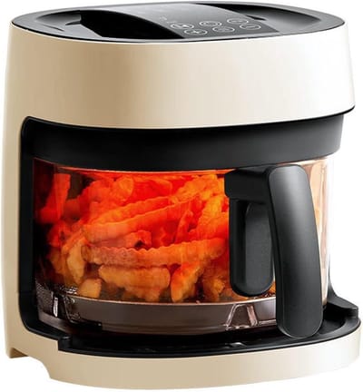 Multi-function Air Fryer Panorama Air Fryer 4.5 Litres, Multi-Function Automatic Electric Oven, Large Capacity French Fries, No Oil and Low Fat