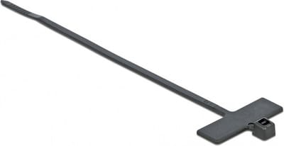 Tie-wraps 200 x 2,5mm / zwart - met label (10 stuks)
