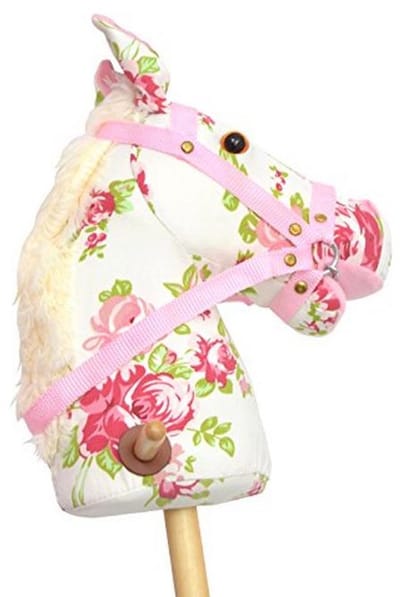 Schattig Pluche Stokpaard met Geluidsfunctie - Hinnikend en Galopperend Speelgoed voor Kinderen