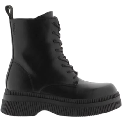 Dames enkellaarsjes Victoria Dublin Cordones Efecto Piel