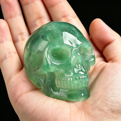 2 Inch Natuurlijke Kristallen Schedel Beeldje Handgesneden Edelsteen Amethist Schedel Standbeeld Huis Bureau Decoratie Ornament Halloween Cadeau