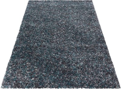 Hoogpolig vloerkleed Enjoy - blauw - 120x170 cm