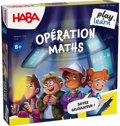 Haba educatief spel Geheime Code 13 + 4 - kleurrijk rekenplezier voor kinderen.