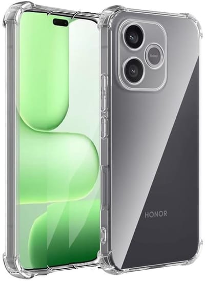 Casemania Hoesje Geschikt voor Honor 600 Lite 5G - Transparant - Anti Shock Back Cover