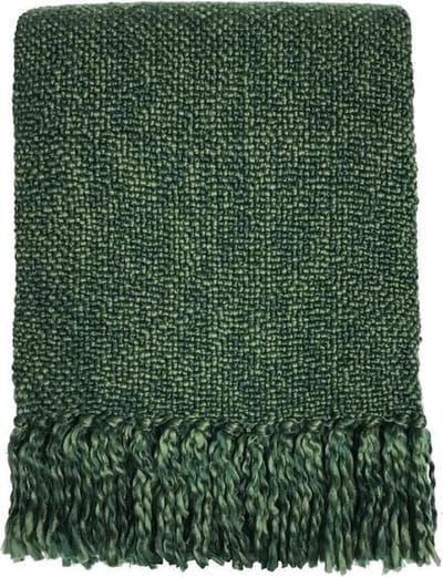 Malagoon - Marble jungle green throw