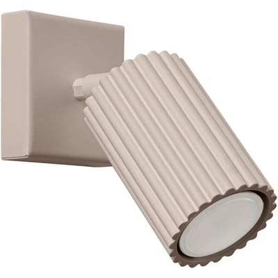 Sollux Lighting Wandlamp Karbon - GU10 - taupe - aluminium - 8x16x16cm